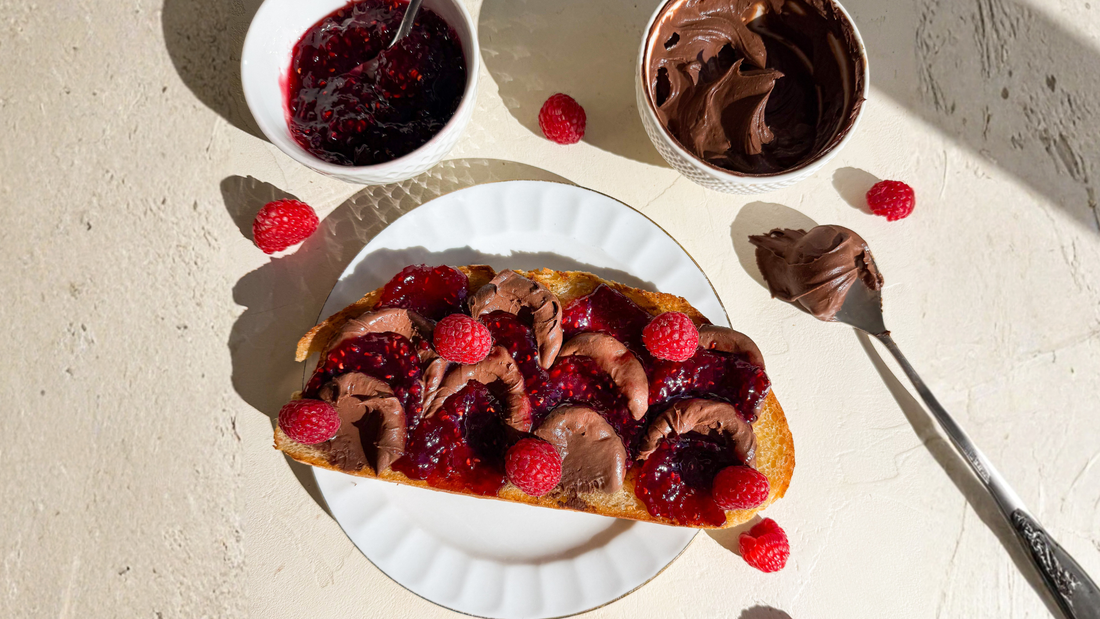 Chocolate Raspberry Toast