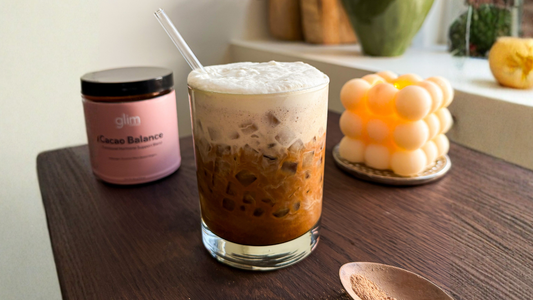Foamy Iced Mocha Latte