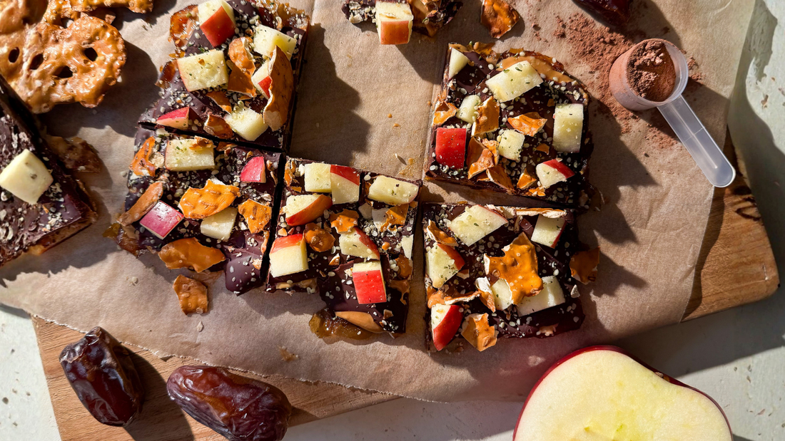 Caramel Apple Date Bark