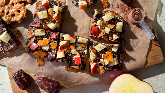 Caramel Apple Date Bark